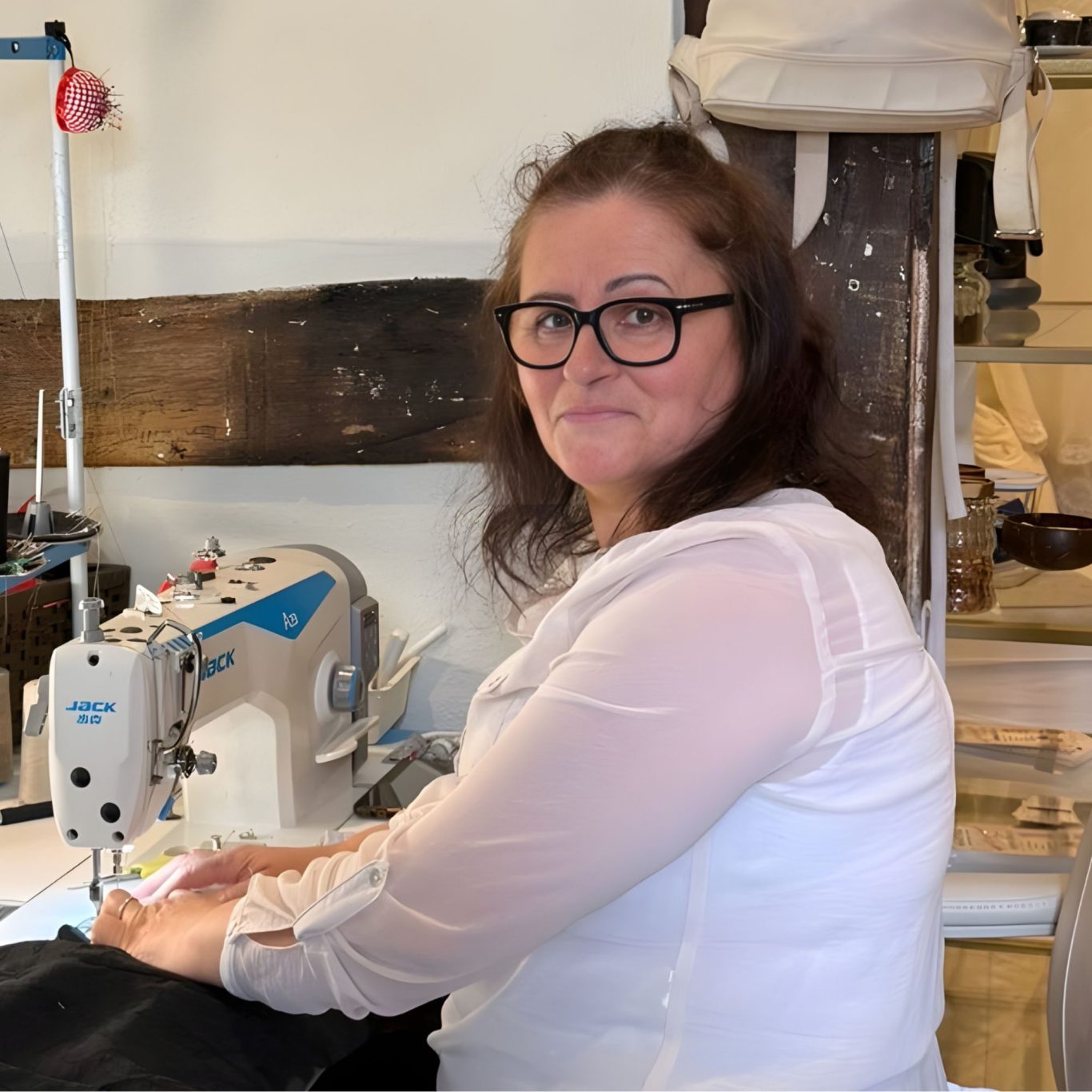 Marina beim arbeiten